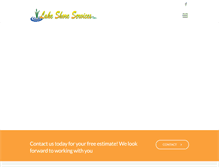Tablet Screenshot of lakeshoreservicesmn.com
